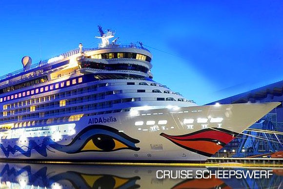 Cruise scheepswerf bezoek
