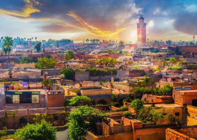 Wat een uitzicht over prachtig Marrakesh