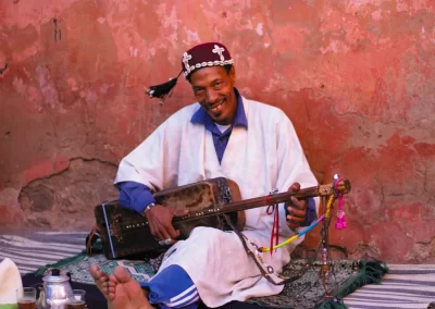 Bijzondere muzikanten en straat artiesten in Marrakesh