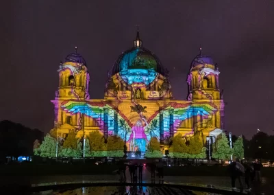 In november vindt jaarlijks het Berlin Festival of Lights plaats