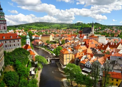 Uitzicht over de oude binnenstad