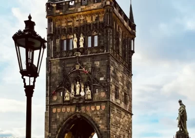 De poorten van de stad Praag