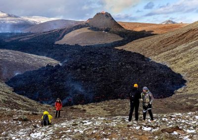 Een geweldige vulkaan wandeling is op IJsland écht een gave beleving