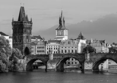 De oude stadspoort van het centrum