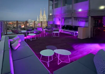 Geniet van een feest met uitzicht op Keulen