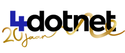 Jubileum logo 4DOTNET Jubileum logo 4DOTNET